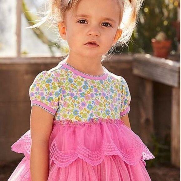 Matilda Jane Dreams Come True Dress Daydream Infant Girls Size 12 - 18 months Ex - Picture 2 of 14
